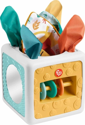 Baby Sensory Crinkle Toys Activity Cube by Fisher Price