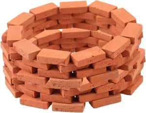 BESPORTBLE 150pcs Miniature Faux Brick Models for Landscaping Accessories for Sand Table Scenes Handmade Gardens and Micro Landscape Creations