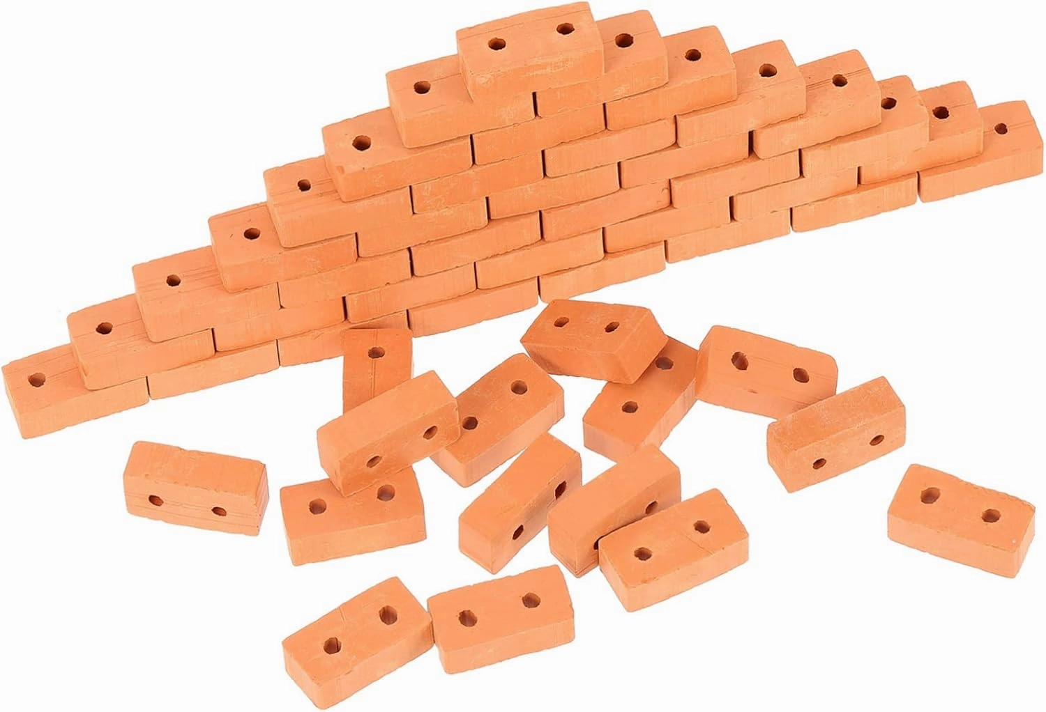 BESPORTBLE 50pcs Miniature Brick Models for DIY Fairy Gardens Simulation Brick Decor for House Building Table Decoration Craft Projects and Creativity