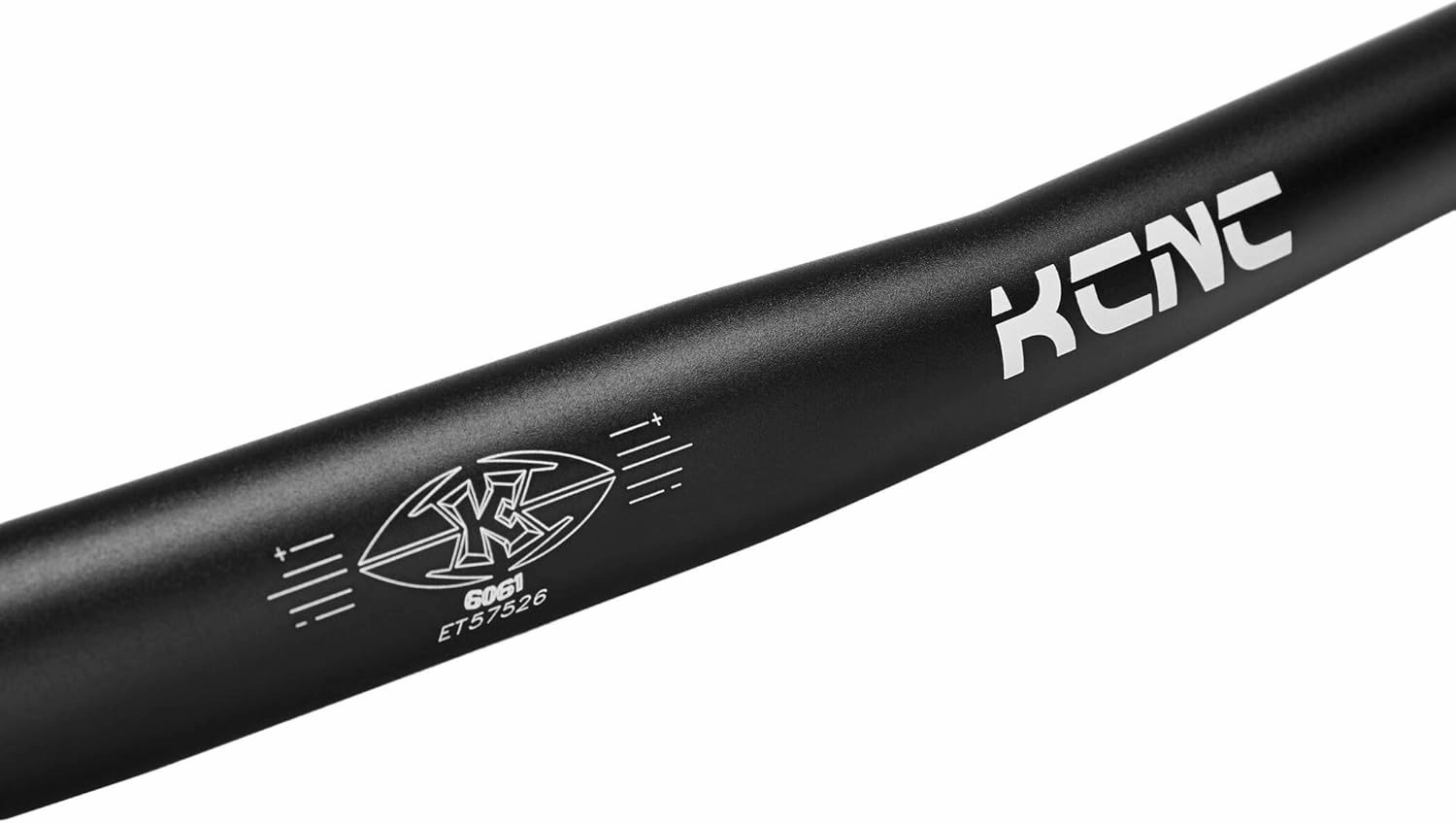 Bicycle Handlebar, 6061 Aluminum, Lightweight, Lampant, Black, 1.0 inches (25.4 mm)