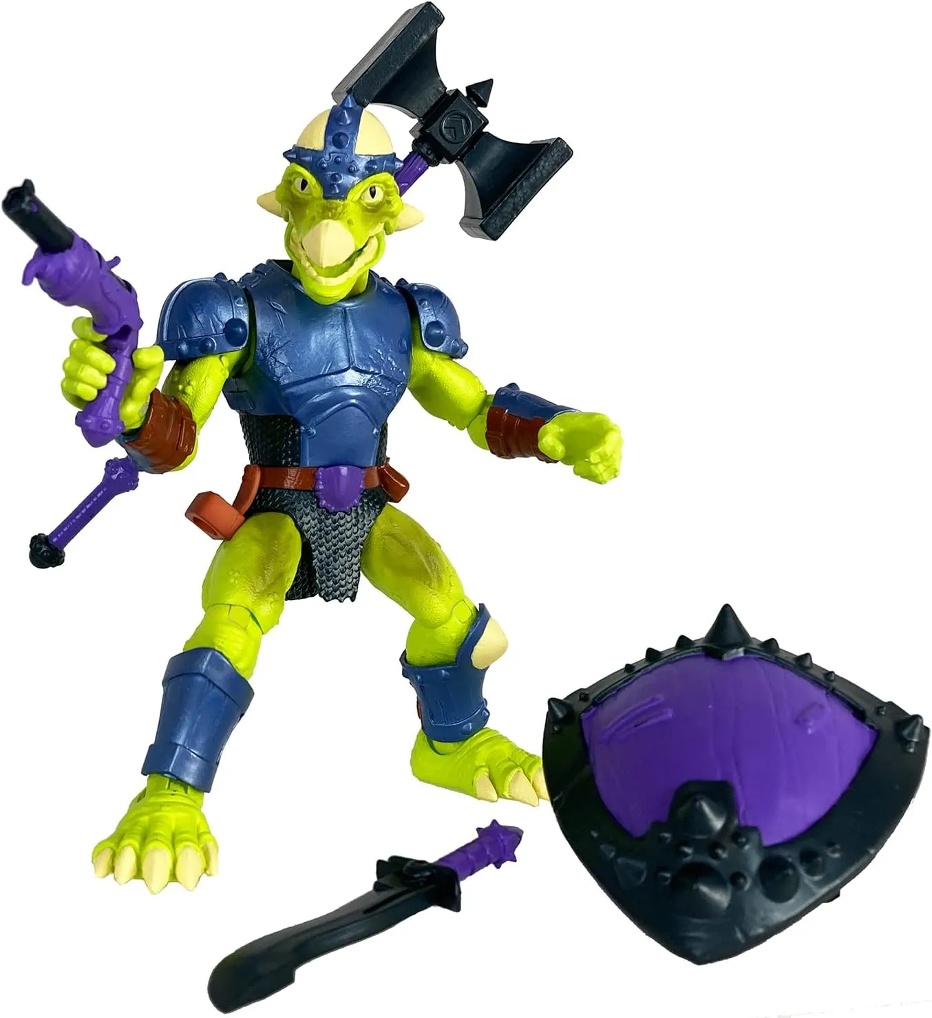 Boss Fight Studio Saurozoic Warrior Seph Rasan Futuristic, Armored Dinosaur Hero – Highly Articulated, Posable Collectible Action Figure with Full Range of Accessories – 6 Inch Scale 1:12, Ages 8 
