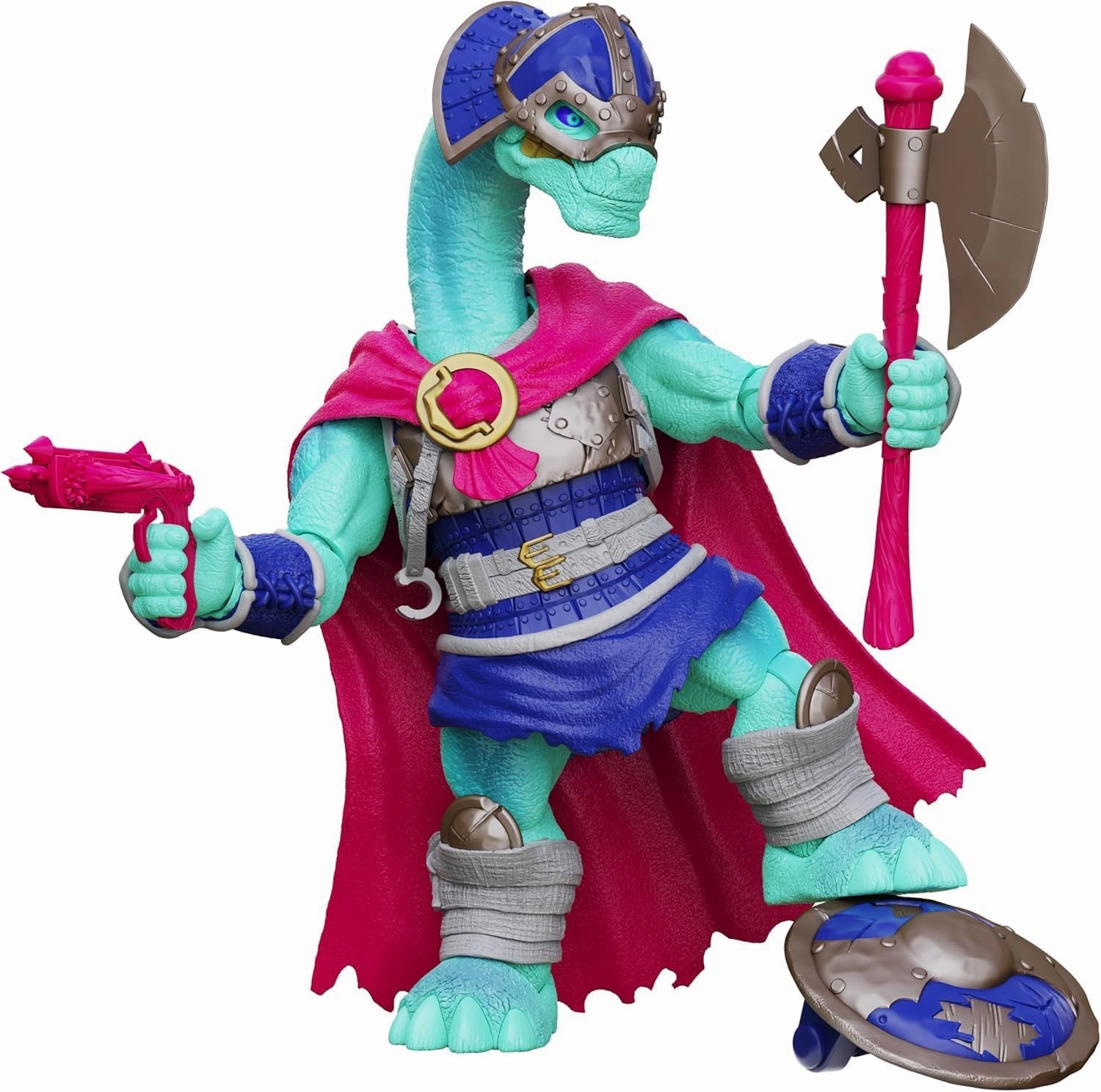 Boss Fight Studio Saurozoic Warrior Kolig Shipbreaker Brontosaurus VikingFuturistic, Armored Dinosaur Hero – Highly Articulated, Posable Collectible Action Figure with Accessories – 6 Inch Scale 1:12
