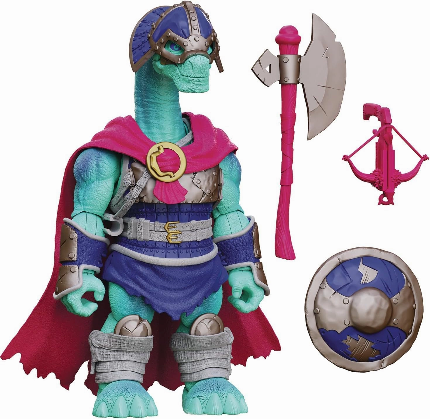 Boss Fight Studio Saurozoic Warrior Kolig Shipbreaker Brontosaurus VikingFuturistic, Armored Dinosaur Hero – Highly Articulated, Posable Collectible Action Figure with Accessories – 6 Inch Scale 1:12