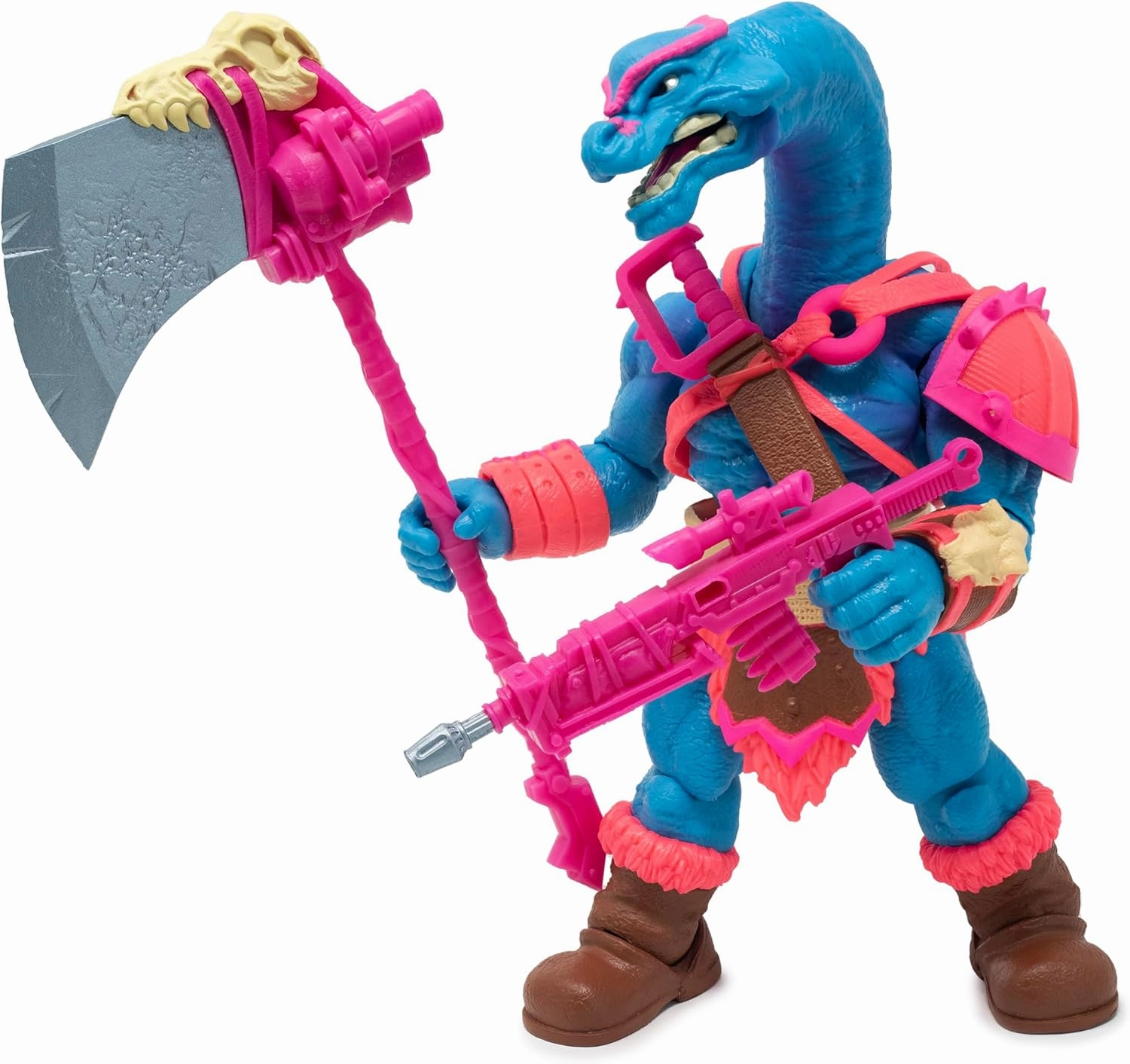 Boss Fight Studio Saurozoic Warrior Range Brakhion Futuristic, Armored Dinosaur Hero – Highly Articulated, Posable Collectible Action Figure with Full Range of Accessories – 6 Inch Scale 1:12, Ages 8 