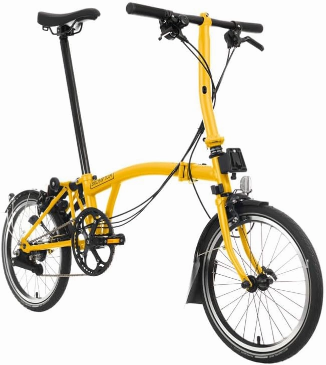 Brompton Folding Commuter Bike C Line 6-Speed | Compact, Lightweight, Urban Bike for Adults