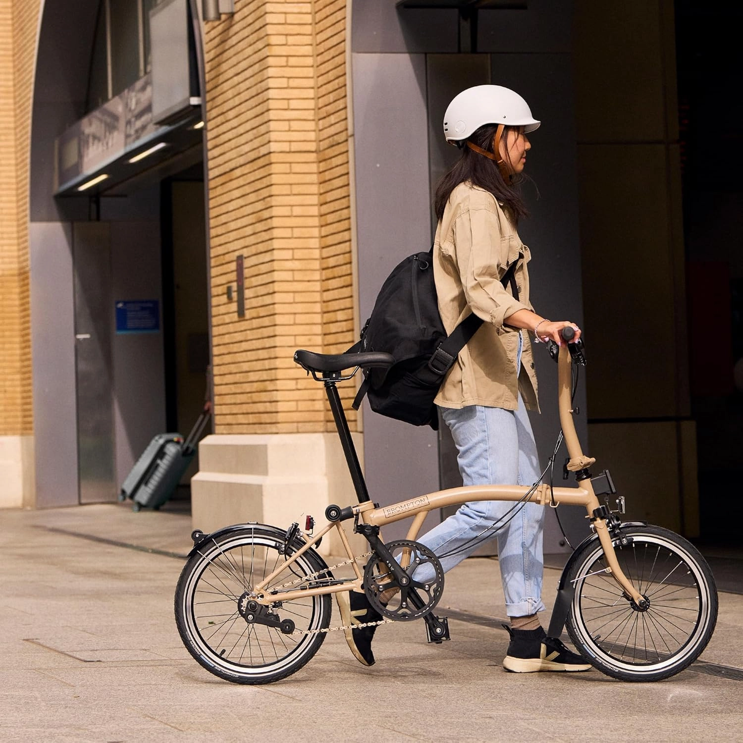 Brompton Folding Commuter Bike C Line 6-Speed | Compact, Lightweight, Urban Bike for Adults