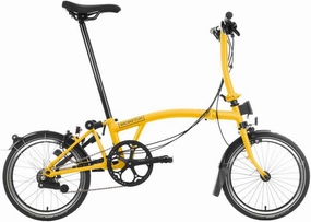 Brompton Folding Commuter Bike C Line 6-Speed | Compact, Lightweight, Urban Bike for Adults