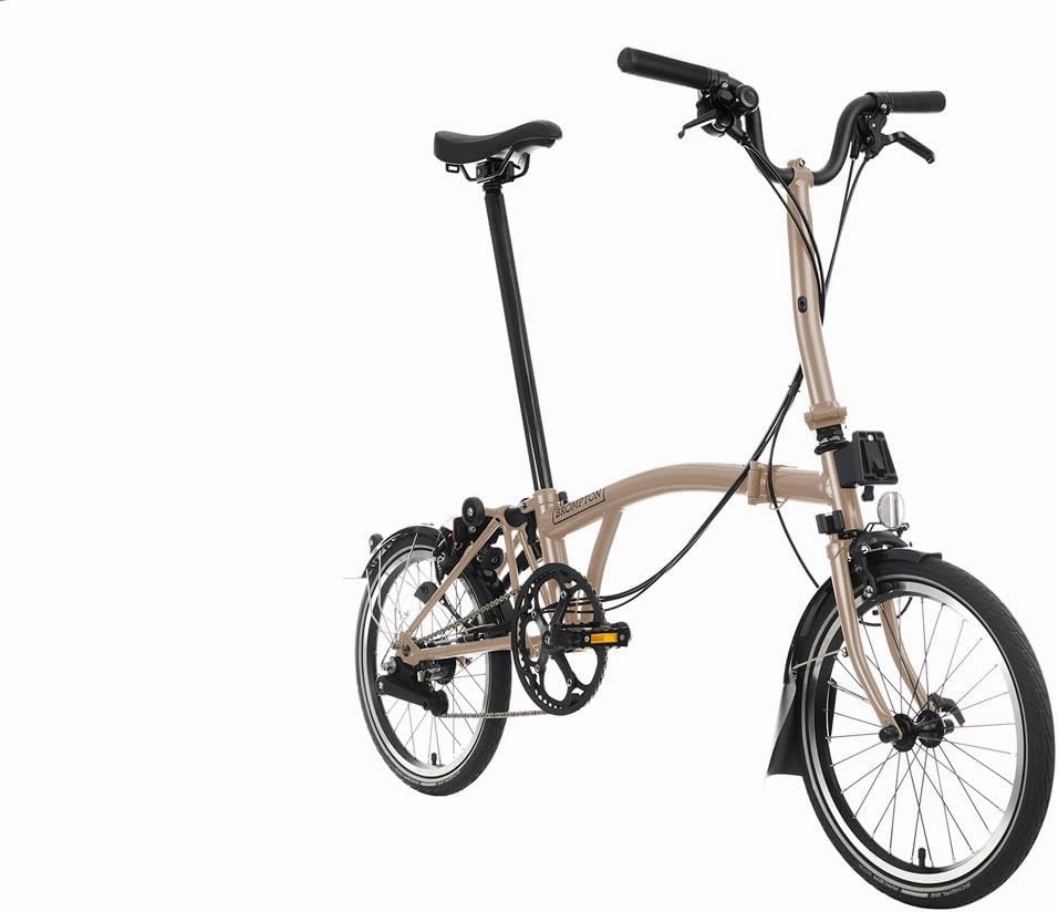 Brompton Folding Commuter Bike C Line 6-Speed | Compact, Lightweight, Urban Bike for Adults