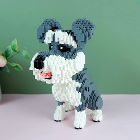 Building Block Animals Mini Block Dog Micro Dogs Building Animal Set DIY 3D Block Toys Building Bricks for Kids Or Adult 2100 Pieces