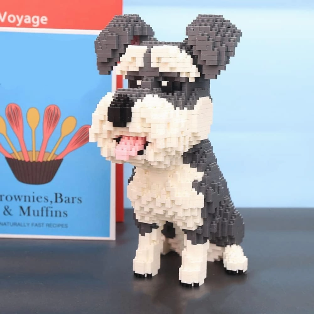 Building Block Animals Mini Block Dog Micro Dogs Building Animal Set DIY 3D Block Toys Building Bricks for Kids Or Adult 2100 Pieces