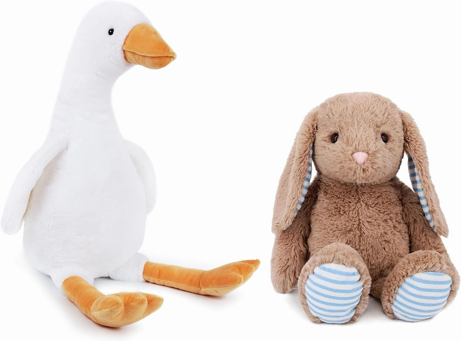 Bunny and Goose Stuffed Animals Plush Toys for Easter Gifts