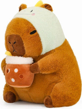 Capybara Stuffed Animals, Capybara Toys, Soft Capibara Stuffed Animals Plushies Toys Hugging Gifts for Kids (Dinosaur)