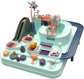 Car Race Track Adventure Educational Track with Cars for Enhances Fine Motor Skills and Hand Eye Coordination Present for Ages