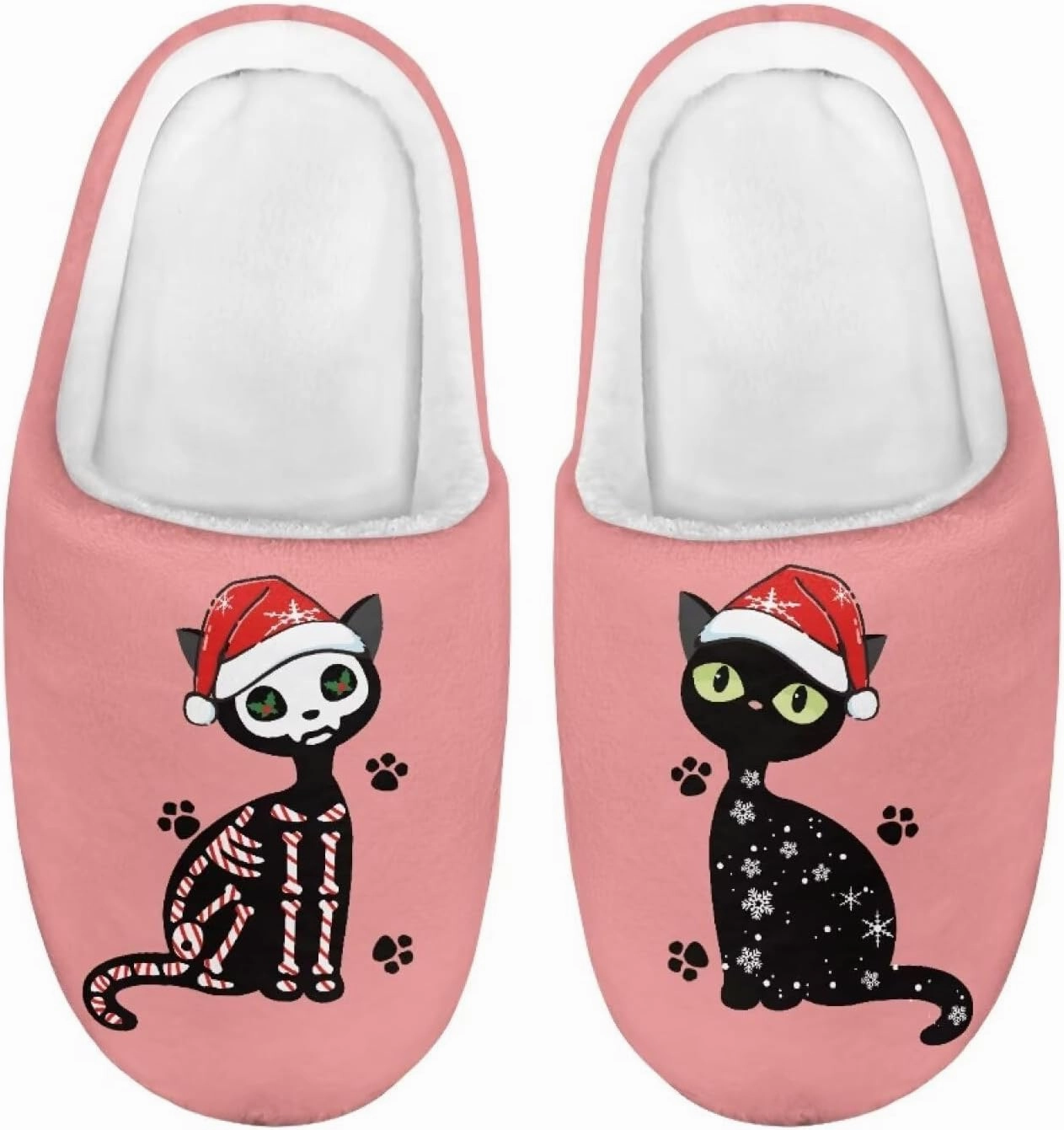 Christmas Slippers Christmas Slippers for Family Non-Slip Home Shoes for Men Woman