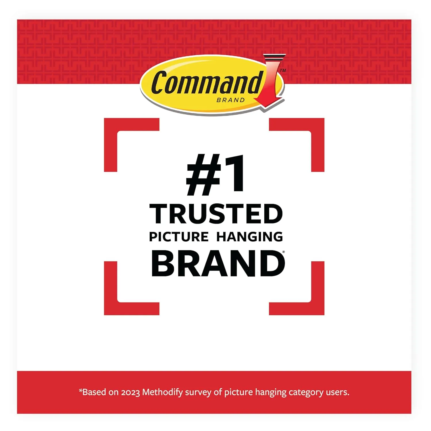 Command Large Picture Hanging Strips, White, Holds up to 16 lbs, 14-Pairs, Easy to Open Packaging