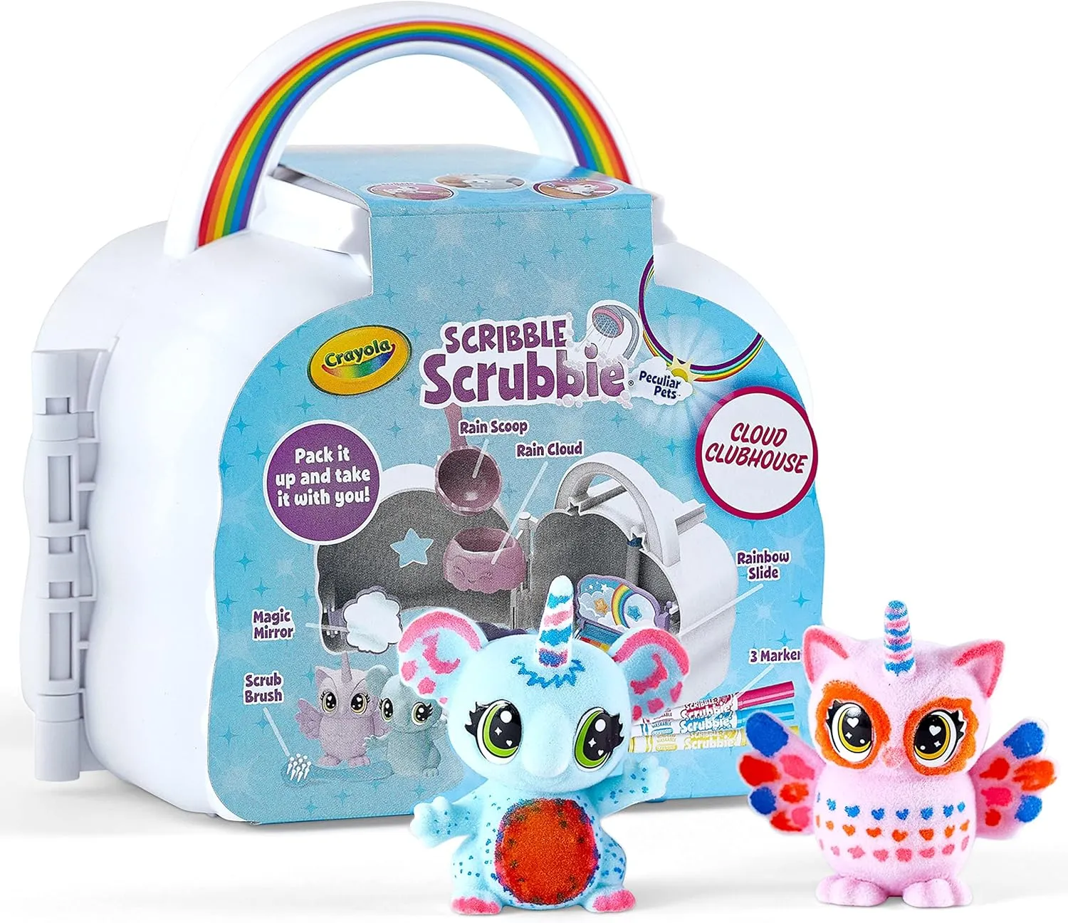Crayola Scribble Scrubbie Cloud Playset, Toy for Kids, Gift, Ages 3, 4, 5, 6