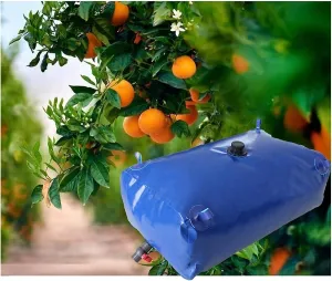 Cube Transport Water Tank, Emergency Collapsible Water Container, Outdoor Portable Weather Resistant Water Storage Bag, Customizable (Color : Blue, Size : 120L/0.8x0.45x0.35m)