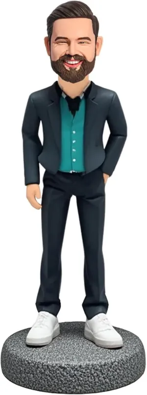 Custom Made Bobblehead Figure, Birthday Gifts for Him, Custom Action Figure, Made from Your Photo, Creative Surprise for Loved Ones, Office or Home Display