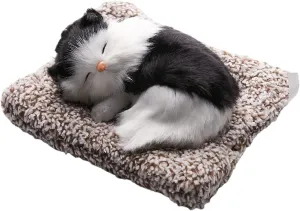 Cute Dashboard Animal Panda Plush Sleeping Kawaii Simulation Fluffy Animal Bear Toys with Blanket can Fresh air or Kids Gift