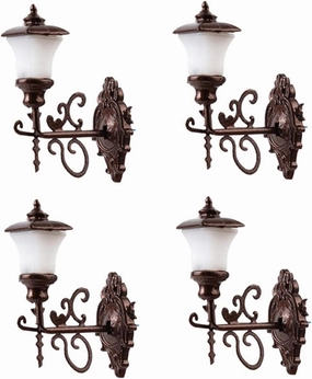 Cute Miniature Wall Lights for Boys and Girls 1:87 Scale Mini Moss Ornament Lamp Table Layout Decor
