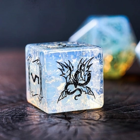 D6,Role Playing Dice Set, Pretty Dragon Pattern Polyhedral Dice, D&D Dice Set for TRPG Table Games Dungeons and Dragons Games,Creative Gifts