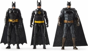 DC Comics, Batman 85th Special Edition Batman Action Figures 3-Pack, 4-inch, 85th Anniversary Collectible Kids Toys for Boys and Girls Ages 3 and Up