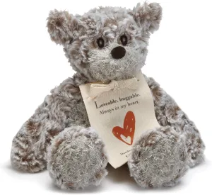 DEMDACO Loveable Huggable Mini Giving Bear Children's Plush Stuffed Animal Toy