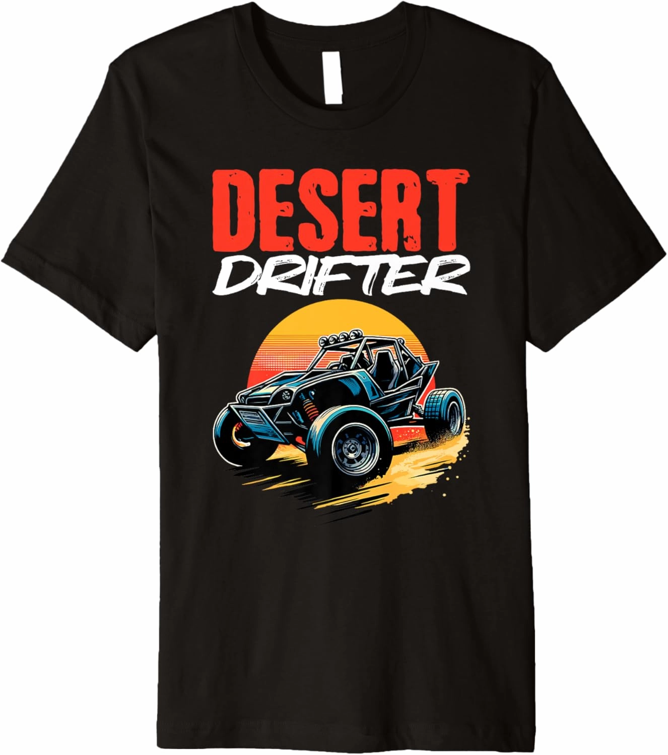 Desert Drifter Beach Sand Race Rail Racing Car Dune Buggy Premium T-Shirt