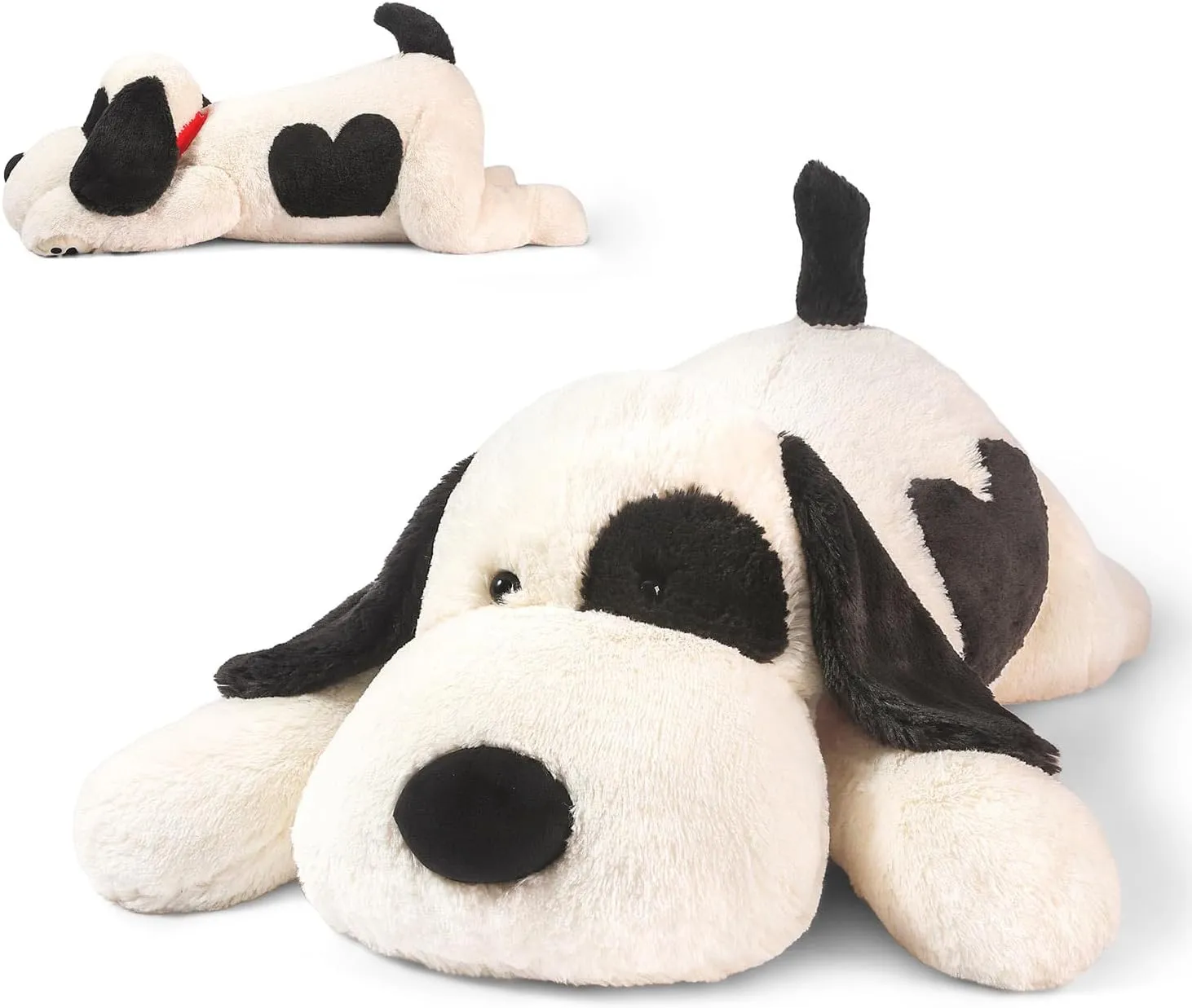 Dog Weighted Stuffed Animals,30 Inch 5.5 lbs Weighted Plush Animals,Giant Puppy Plush Pillow Toy, Gifts for Kids, Boys and Girls Adults (30" 5.5lbs)