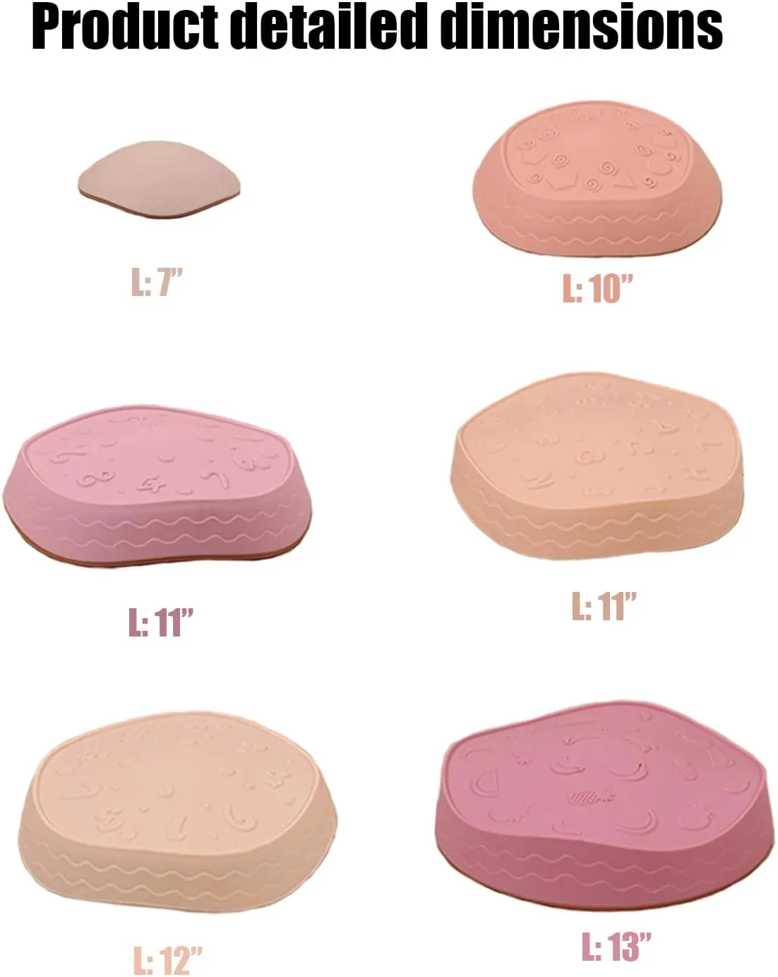 Fanboxk Non-Slip Stepping Stones for kids,up to 220 Ibs for Promoting Toddler's Balance Coordination Skills,Obstacle Courses Sensory Toys Outdoor or Indoor Play for Kids Age 3-8
