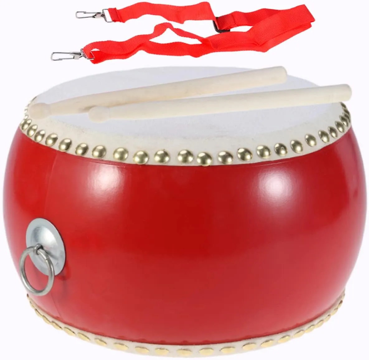 FAVOMOTO 1 Set Drum for Percussion Instrument with Sticks Strap Educational Party for Early Music Development and Fun