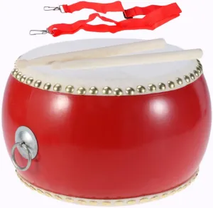 FAVOMOTO 1 Set Drum for Percussion Instrument with Sticks Strap Educational Party for Early Music Development and Fun