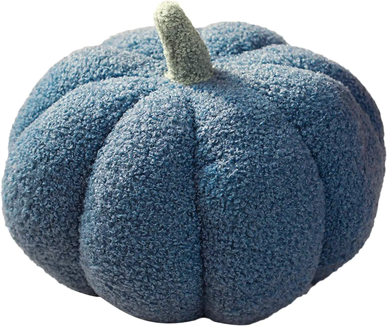 Fluffy 8 inch Halloween Pumpkin Plush Toys Soft Pumpkin Throw Pillow Gifts for Home Decoration Party Favors 14 inch, Blue