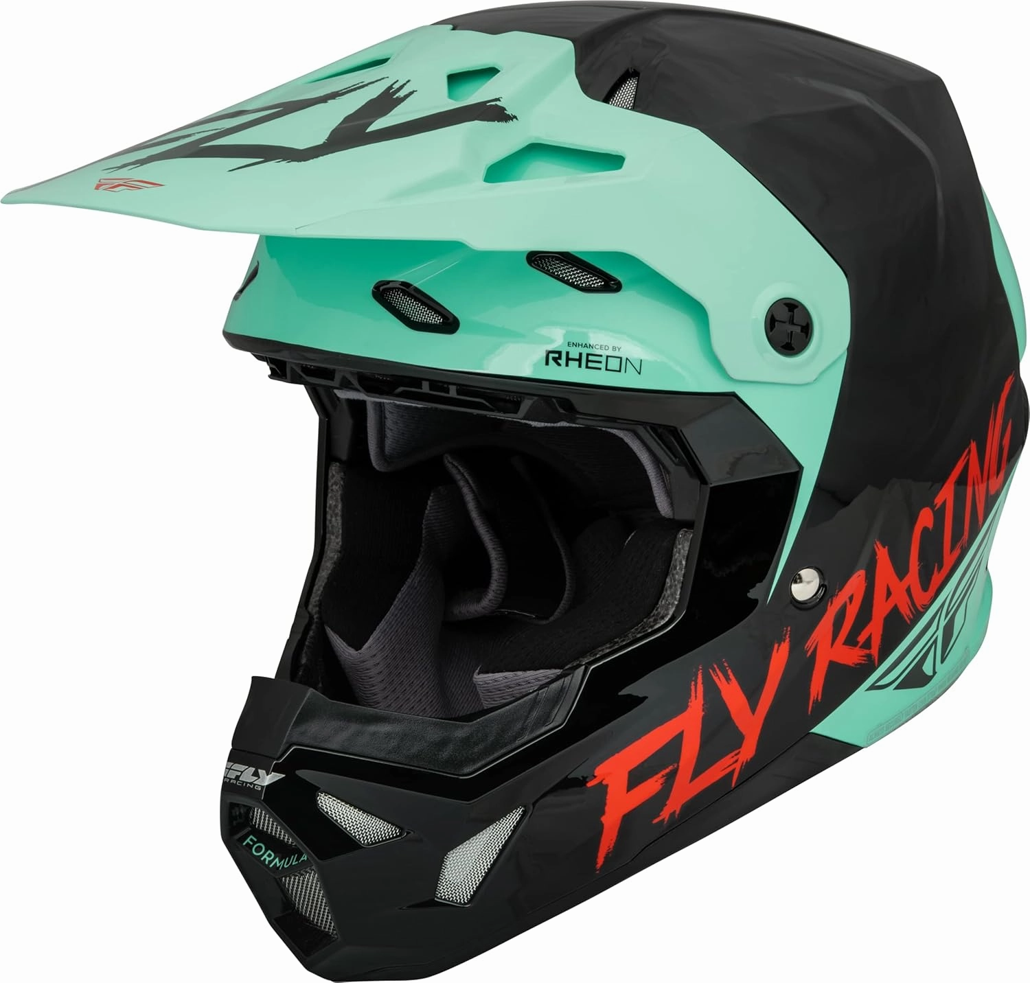 Fly Racing 73-0034X Formula Cp S.E. Rave Helmet Black/Mint/Red XL