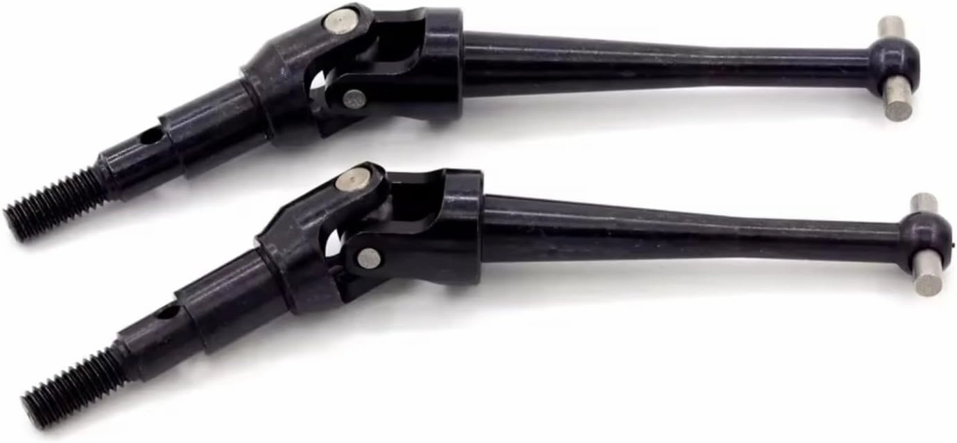 for Hyper Go for MJX H16BM H16 16207 14209 14210H14BM 1/16 Driveshaft Steel Metal Drive Shaft CVD RC Car Upgrade Parts Accessories RC Car Upgrade Part(Black)