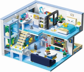Friends House Building Block Set, Pets Collection Small Brick Model Set, Creative Mini Toy Building Sets, Children’s Day Birthday for Teens Kids Boys Girls 8 , 1235 PCS