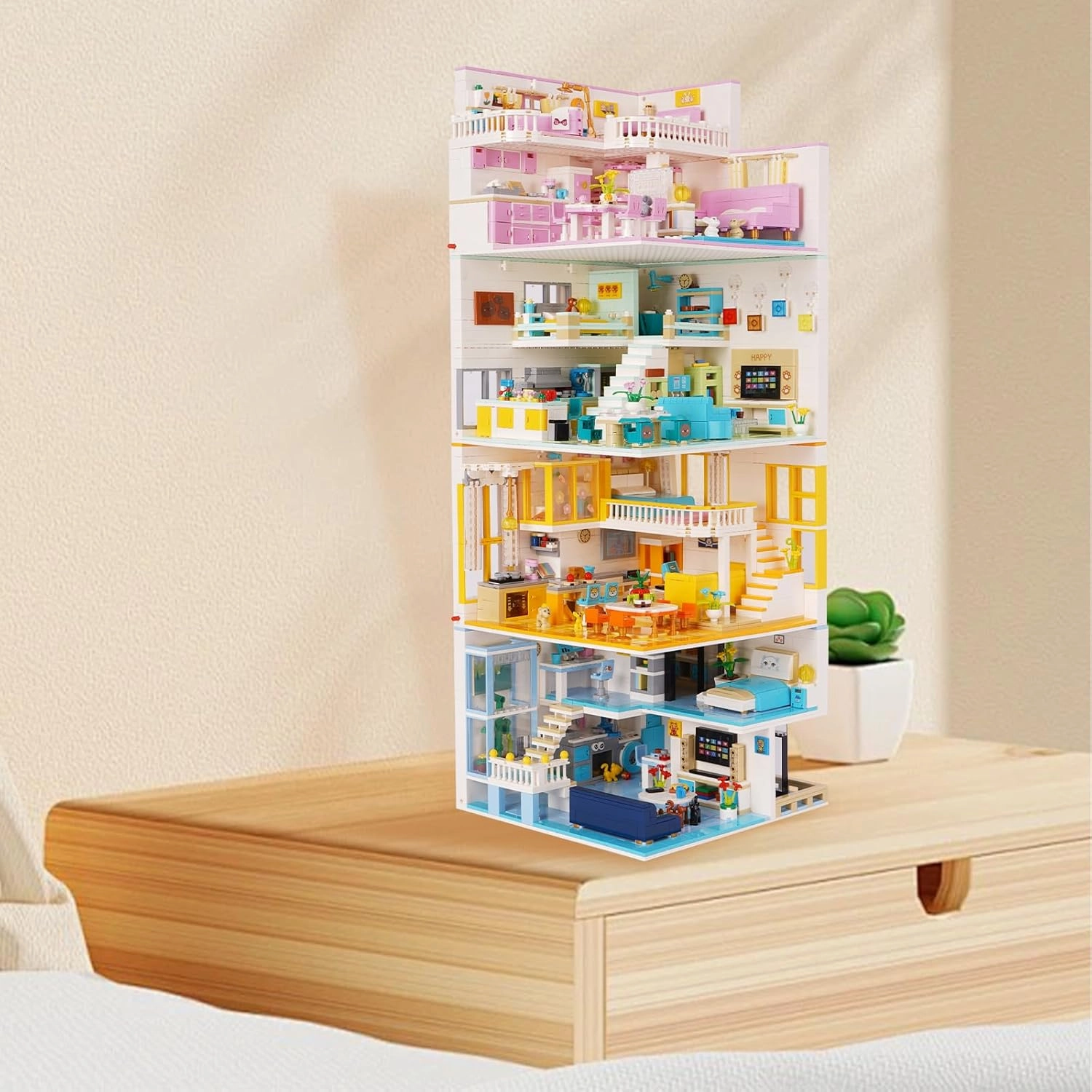 Friends House Building Block Set, Pets Collection Small Brick Model Set, Creative Mini Toy Building Sets, Children’s Day Birthday for Teens Kids Boys Girls 8 , 1235 PCS