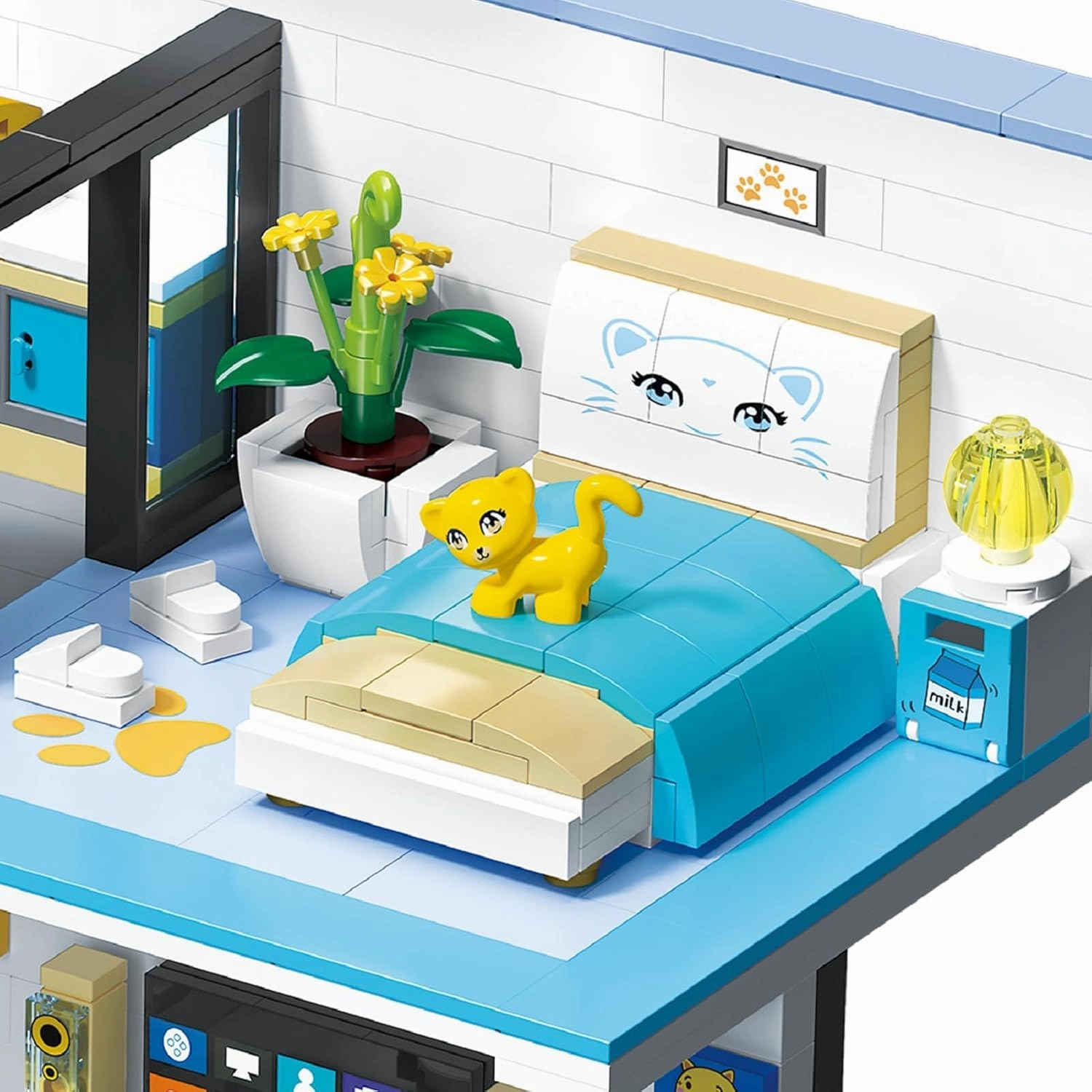 Friends House Building Block Set, Pets Collection Small Brick Model Set, Creative Mini Toy Building Sets, Children’s Day Birthday for Teens Kids Boys Girls 8 , 1235 PCS