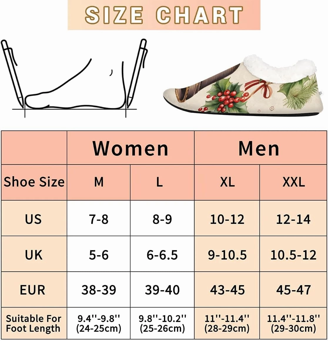 Fuzzy Slippers for Women Non-Slip Home Slippers Warm Indoor Bedroom Slippers Fluffy Women's Slippers Cozy Gift for Home Travel