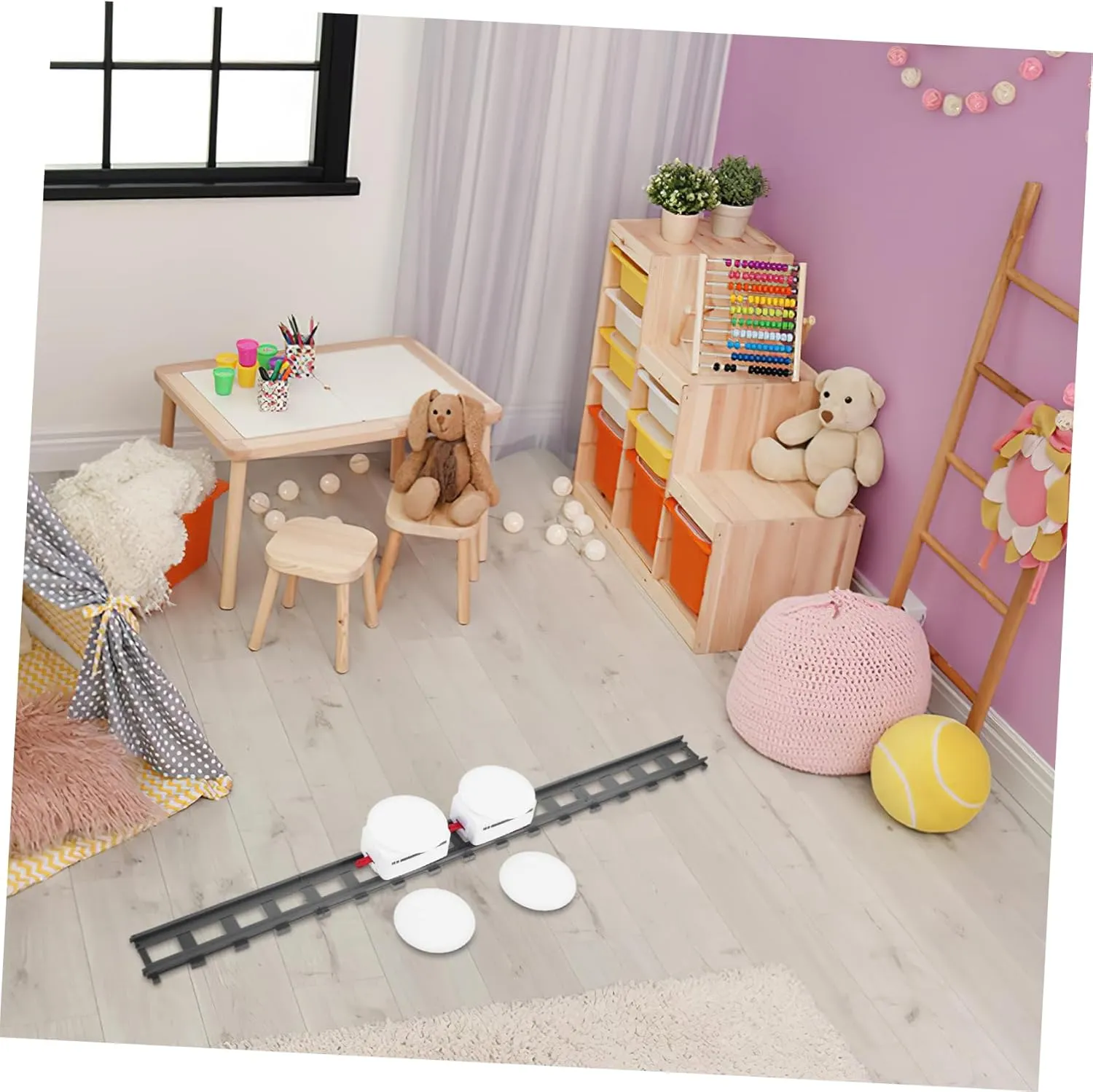 Garneck 1 Set Creative Electric Rotating Playset Multi Functional Track Plaything for Imaginative Role Play Safe Design Engaging Sushi Simulation Experience