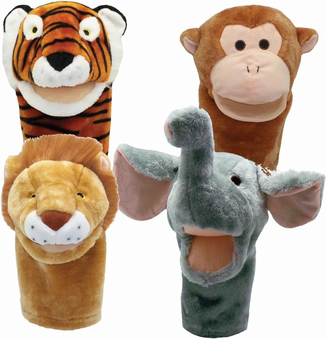 Get Ready Kids BigMouth Zoo Puppet Set 6 H x 12 L x 14 W