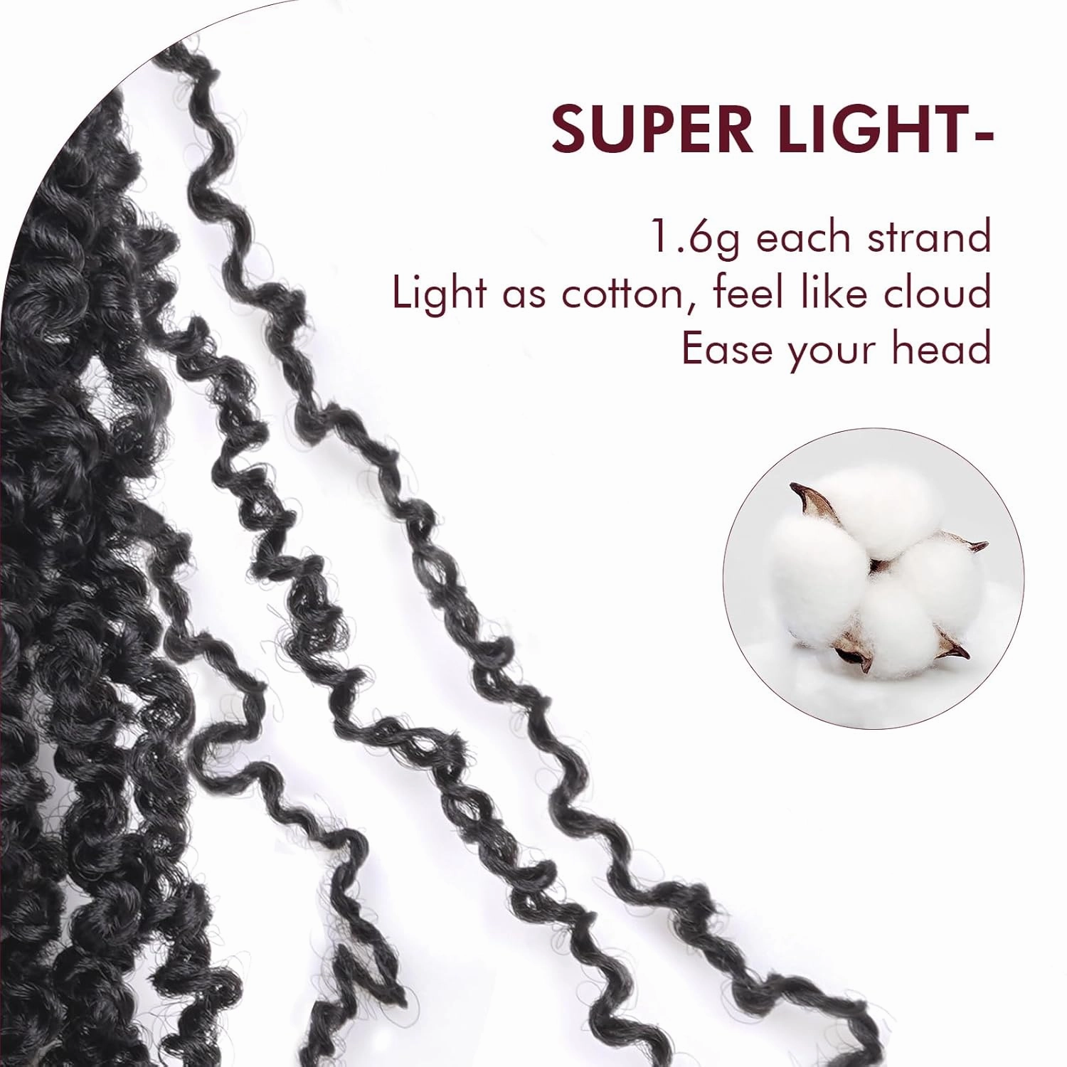 GIX Yanky Twist Crochet Hair - 8 Inch 8 Packs (240 Strands) Natural Black Pre-twisted Fluffy Spring Mini Twist Short Bob Passion Twist, Pre-Looped Crochet Braids Braiding Hair (8 Inch, 1B-8P)