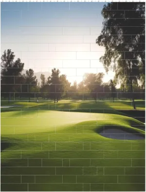Golf Course Building Block Puzzle Personalized Building Bricks for Adults Square Shaped Block Puzzle Building Brick Block Puzzles Valentine's Day Gifts for Home Decor Brick Puzzle