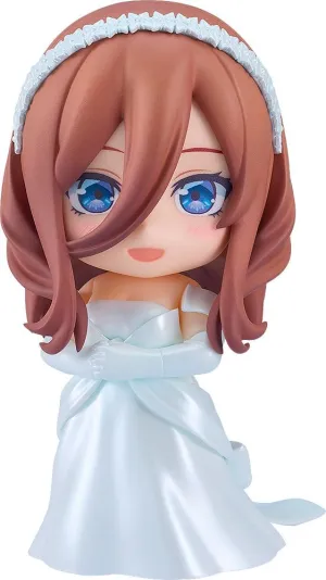 Good Smile Company The Quintessential Quintuplets: Miku Nakano (Wedding Ver.) Nendoroid Action Figure