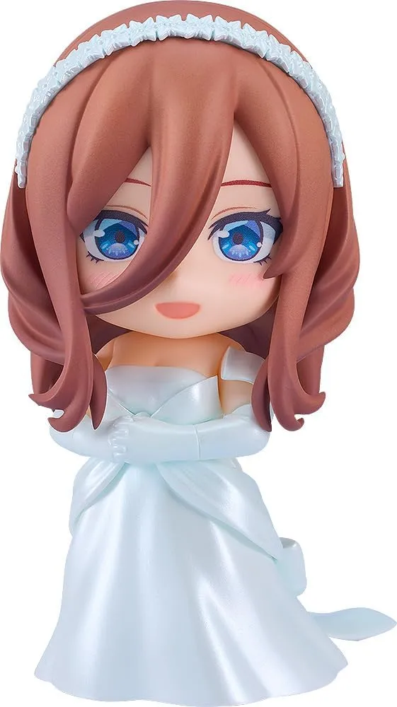 Good Smile Company The Quintessential Quintuplets: Miku Nakano (Wedding Ver.) Nendoroid Action Figure
