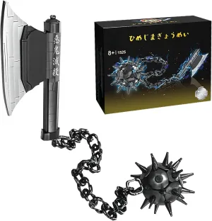 Gyomei Himejima Weapon Building Blocks Set，Demon Hammer Chain Model Toy Set，Slayer Decor Suitable for Bedroom and Living Room Office，779 Pcs，Gifts for Anime Fans