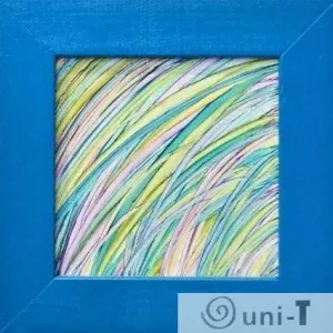 Hand painted ceramic tiles, tree paintings