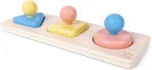 Hape Montessori Mirror Shape Puzzle | Educational Sensory Toy with Color Effects for Babies Ages 10  Months