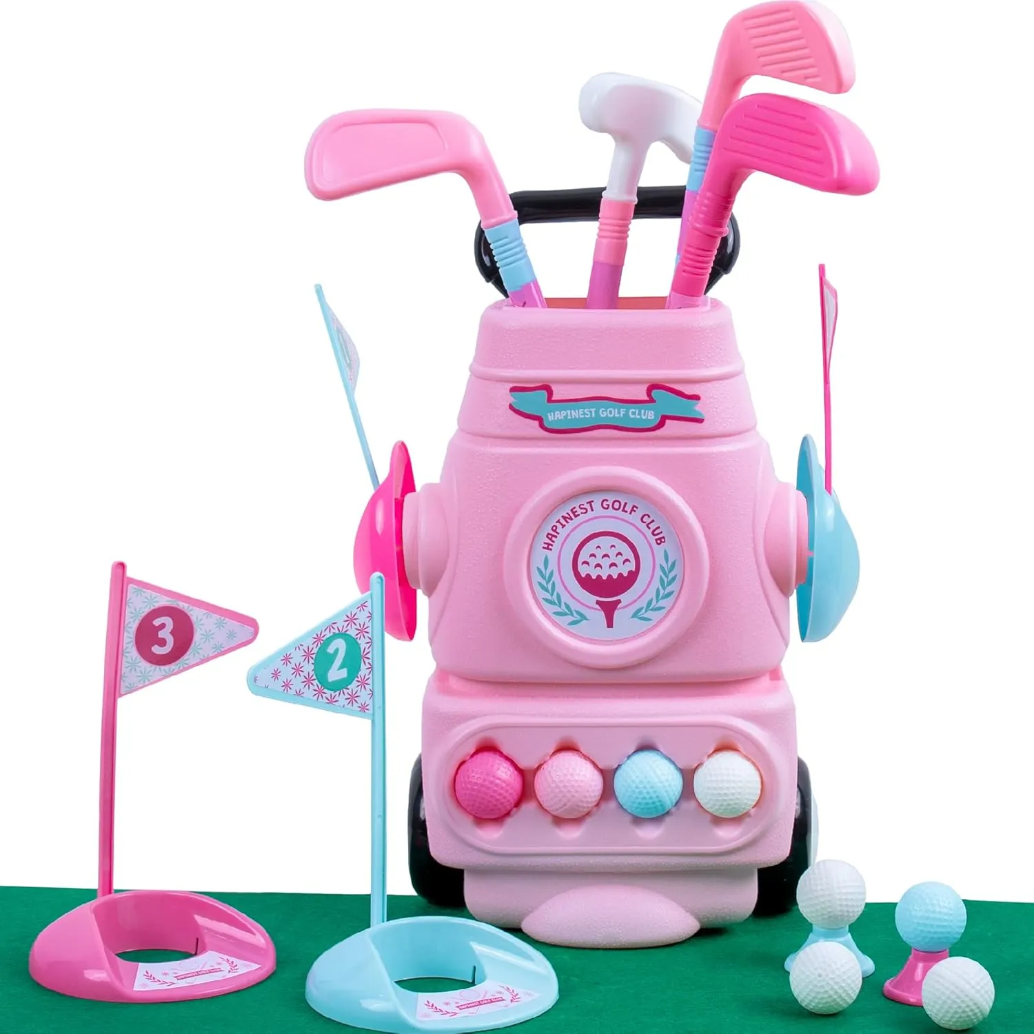 Hapinest Toddler Girl Golf Set, Pink