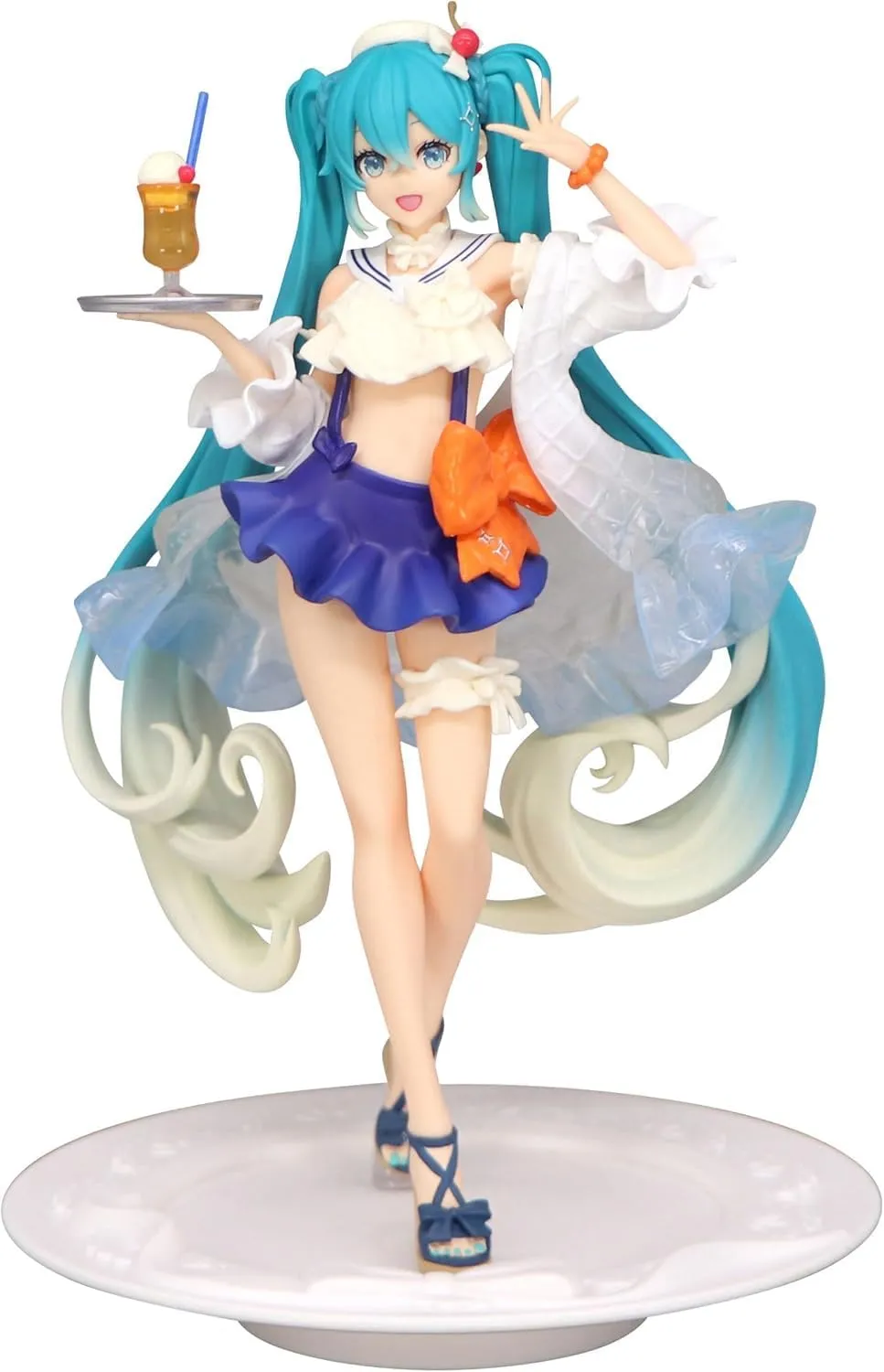 Hatsune Anime Melon Float Exceed Creative Action Figure Anime Decor Statue Toy Figurine 7.1" in